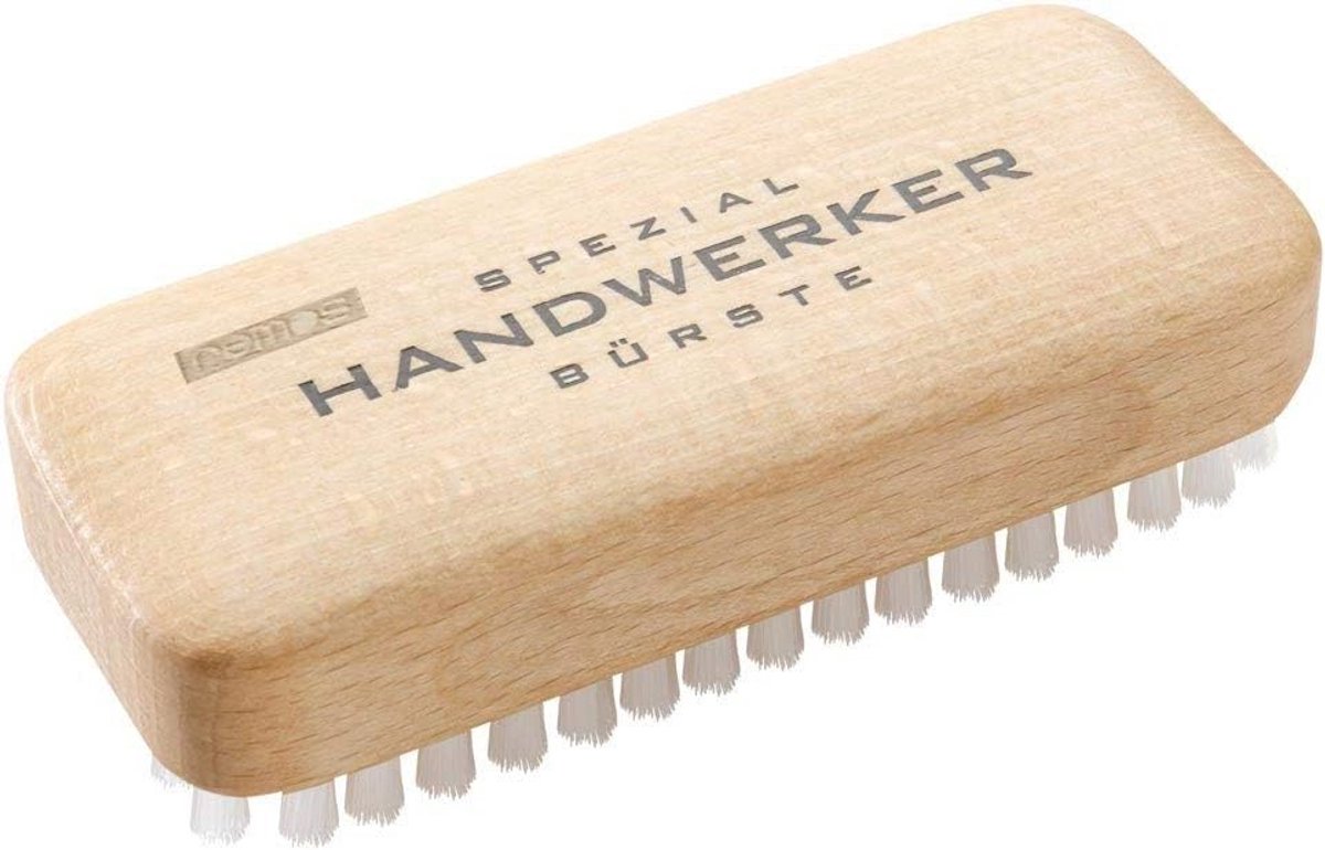 Handborstel Hout met Sterke Nylon Haren voor Hardnekkig Vuil