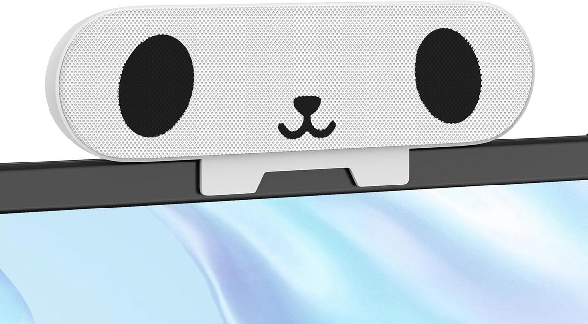 Desktop PC Luidsprekers met Clip-On Montagesysteem en Volumeregeling