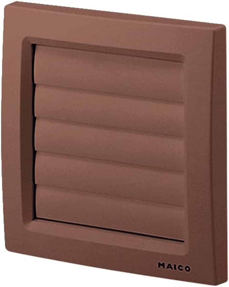 Afsluitklep - Ventilatieklep - Luchtstroom Regelen - UV-bestendig - DN 100 - Bruin