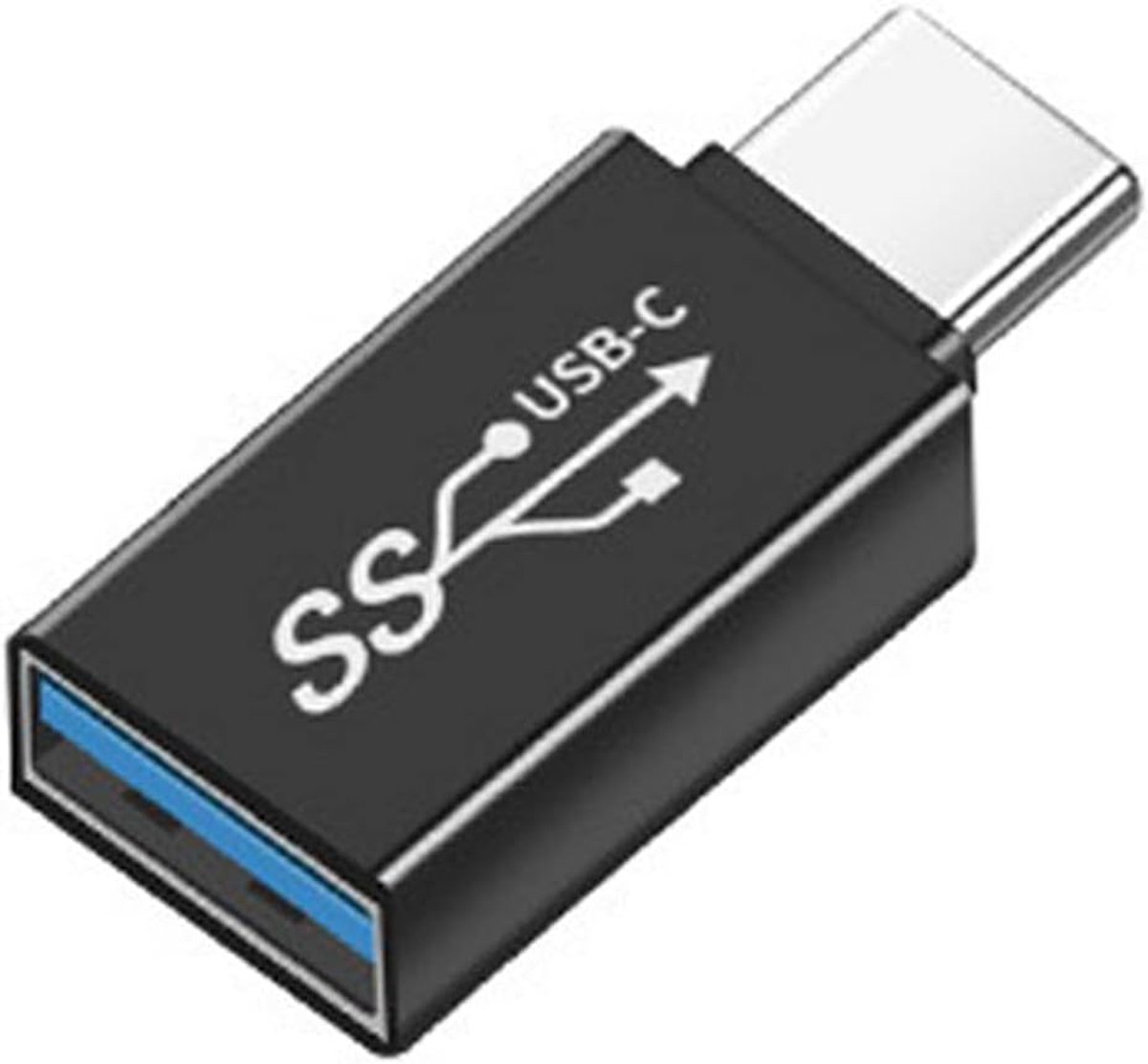 USB-C naar USB-A 3.0 Vrouwelijke OTG Adapter 10Gbps Hoek
