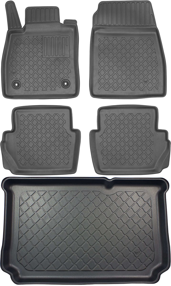 Aristar Autoserie - Kofferbakmat en Automatten - Ford Fiesta VII Hatchback - Zwart - 2017
