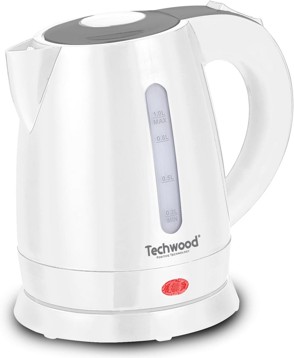 Elektrische waterkoker 1 liter wit/grijs