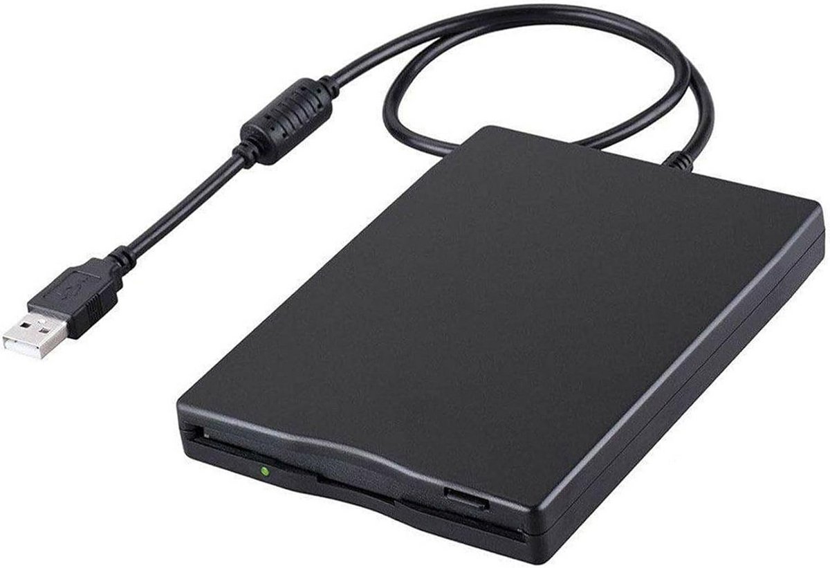 Externe USB Floppy Drive 3.5 inch voor PC en Mac, Plug en Play