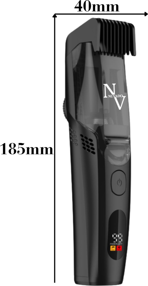 YST Solutions Vacuüm Baardtrimmer met Ingebouwde Afzuiging - afbeelding 3