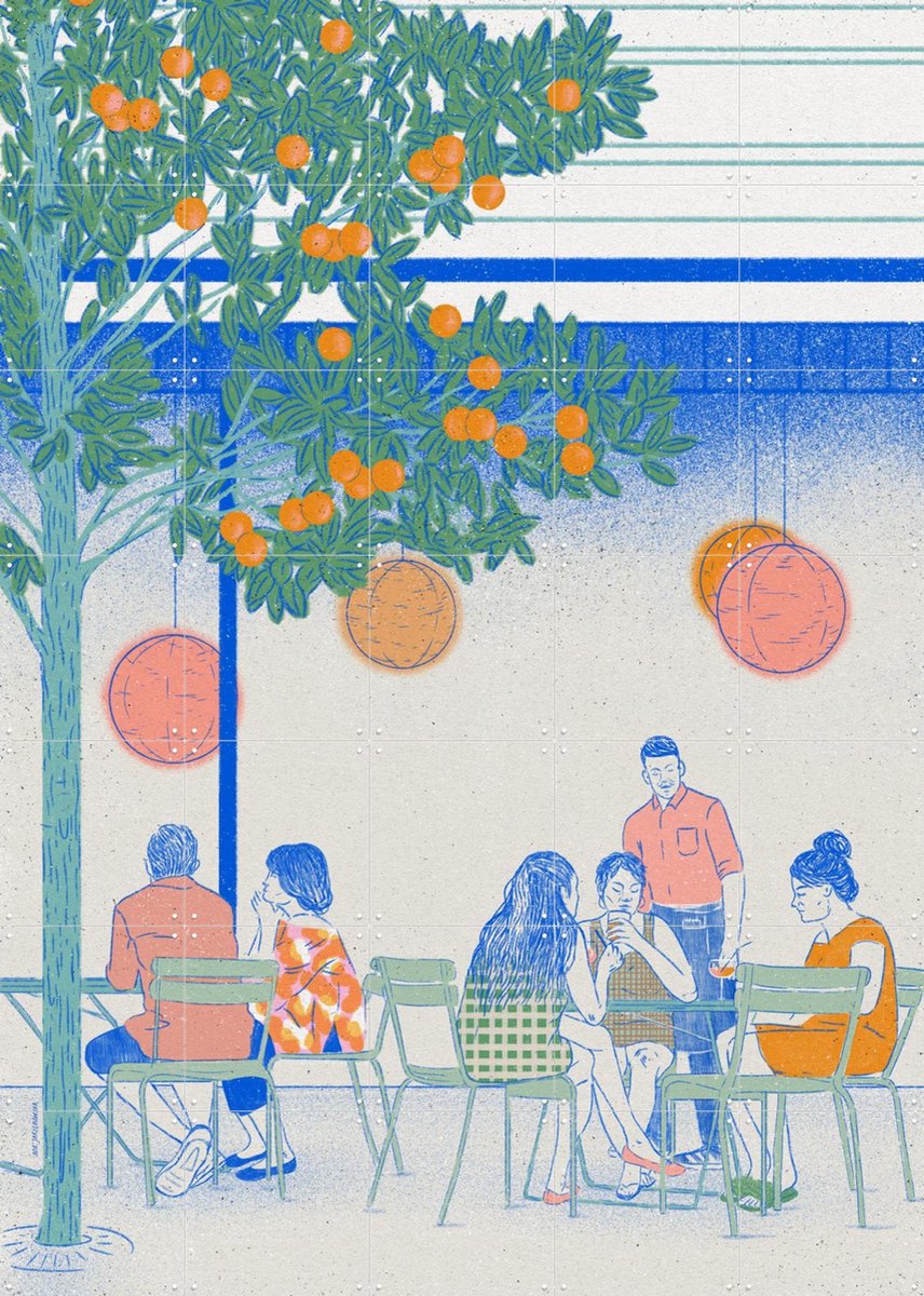 IXXI El Raval, Ada Jarzebowska & Various - 100 x 140 cm - Gratis ophangtool - Grote wanddecoratie en posters