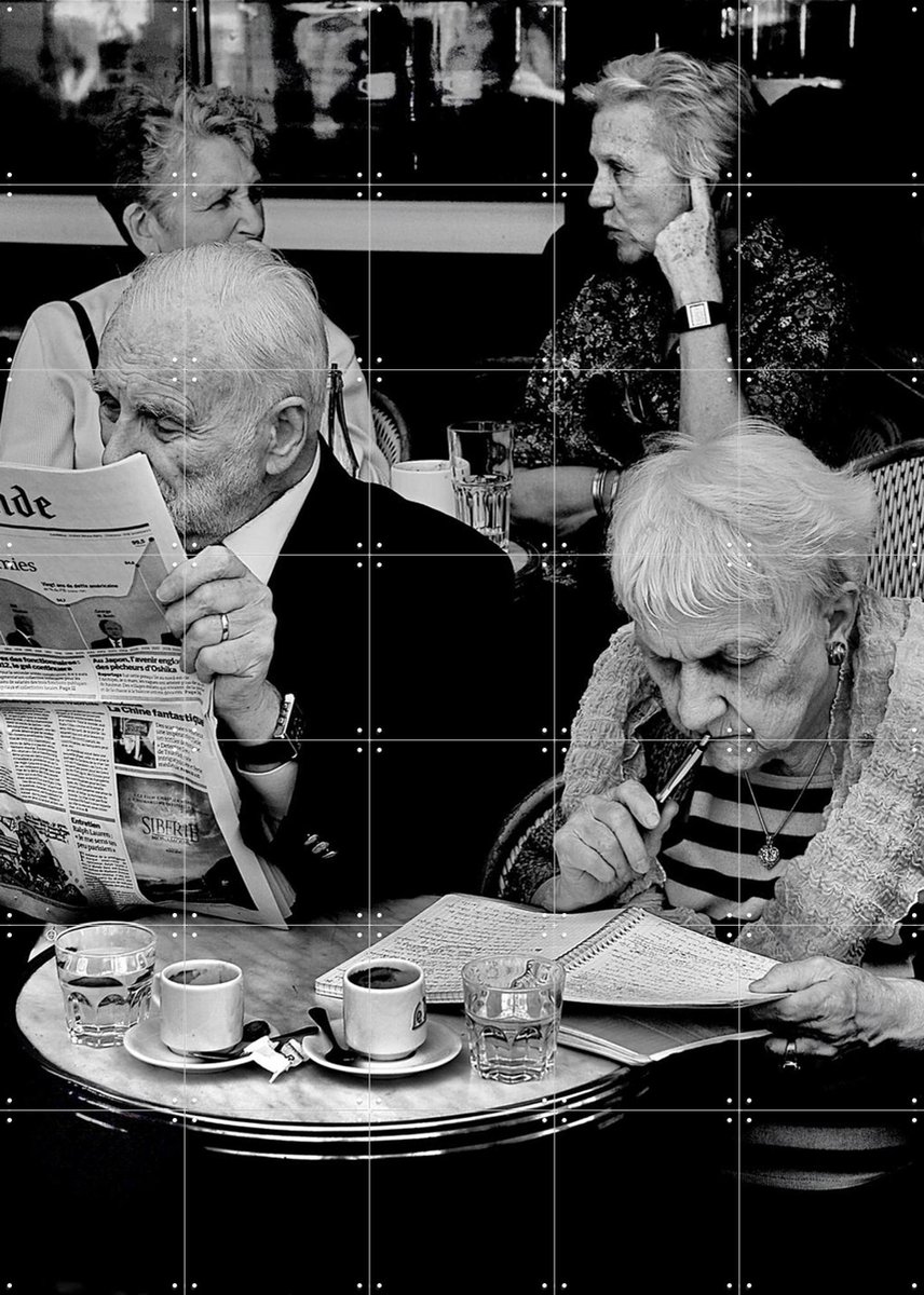 IXXI Involvement, Didier Guibert & Various - 100 x 140 cm - Gratis ophangtool - Grote wanddecoratie en posters - Fotografie, Realisme, Klassiek
