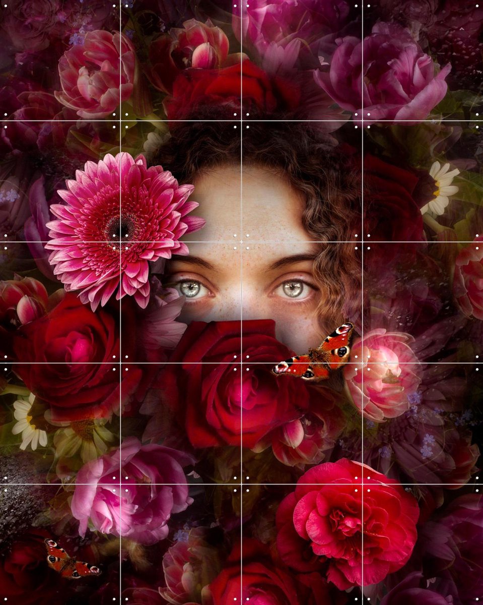 IXXI Royal Delicious I, Sander van Laar - 80 x 100 cm - Gratis ophangtool - Grote wanddecoratie en posters - Fotografie, Kleurrijk, Surrealisme