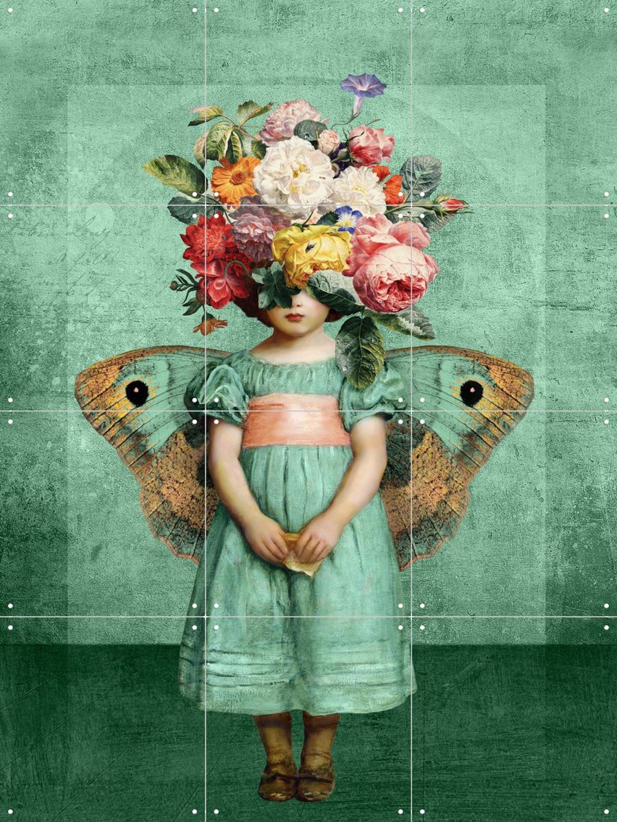 IXXI Whispers of the Past - 2024 Edition, Marja van den Hurk - 60 x 80 cm - Gratis ophangtool - Grote wanddecoratie en posters - Surrealisme