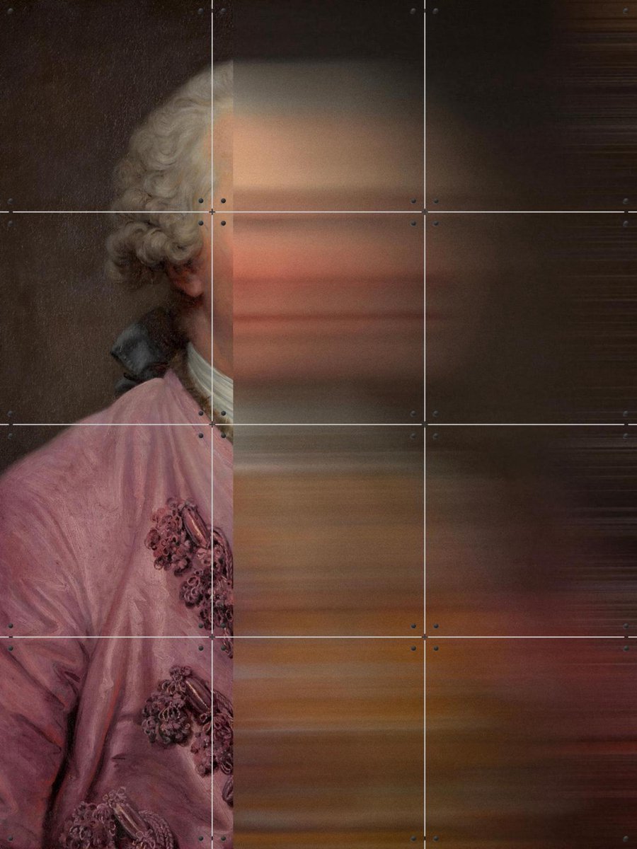 IXXI Fading Identity, The New Classics - 60 x 80 cm - Gratis ophangtool - Grote wanddecoratie en posters - Olieverf, Klassiek, Gemengde Technieken
