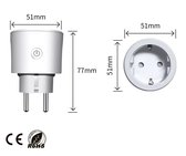 Slimme stekker - smart plug - Adroid / IOS - WiFi stopcontact - energie besparend - inbraak preventie - werkt met Amazon Alexia en Google Home