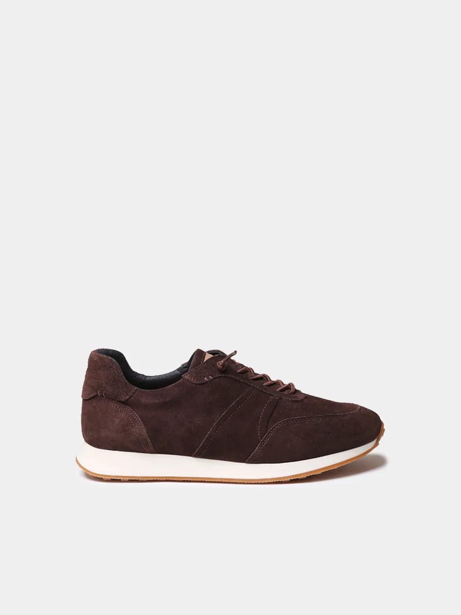 Suède herensneakers met elastische veters | DORIAN