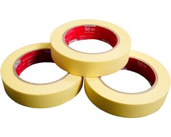 Werkzeyt Schilderstape – 25 mm x 50 m – 3 stuks