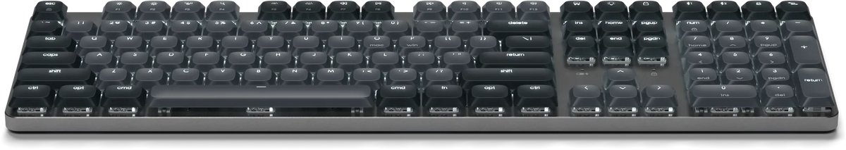 Satechi SM3 Slim mechanisch backlit keyboard / toetsenbord - Grijs thumbnail 2