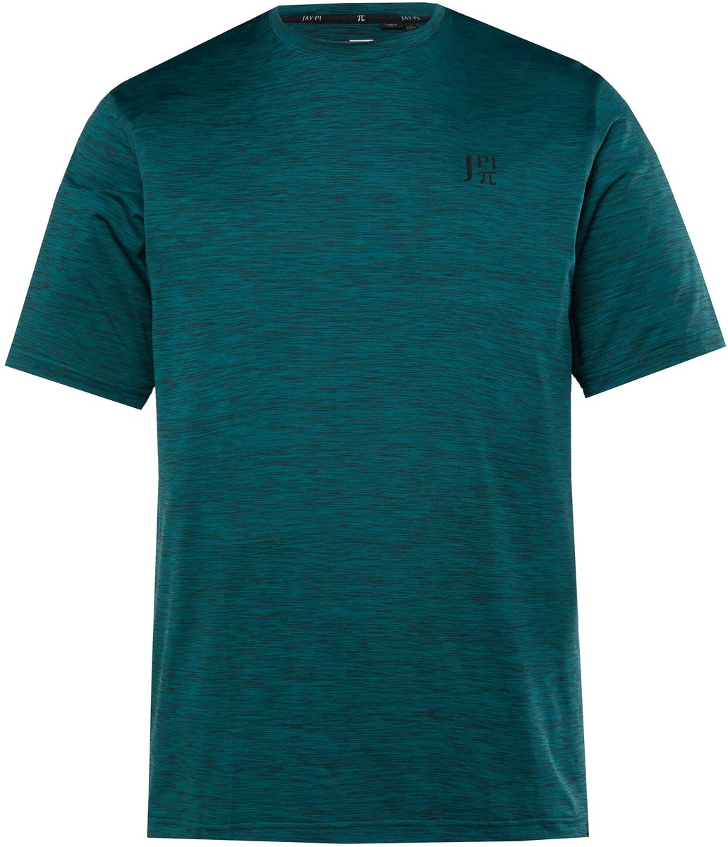 JAY-PI - Heren - T-shirt fitness korte mouwen QuickDry - Diepgroen - Maat L
