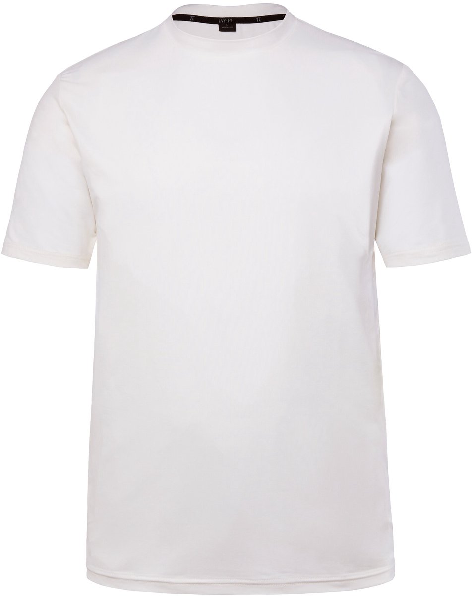 JAY-PI - Heren - T-shirt korte mouwen ronde hals UV-bescherming 50+ - Off-white - Maat 5XL