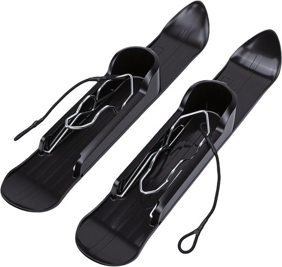 Kinderwagenski's - Sneeuwslee Plank - Winterpret - Universele Pasvorm - 53 cm Lengte - Zwart