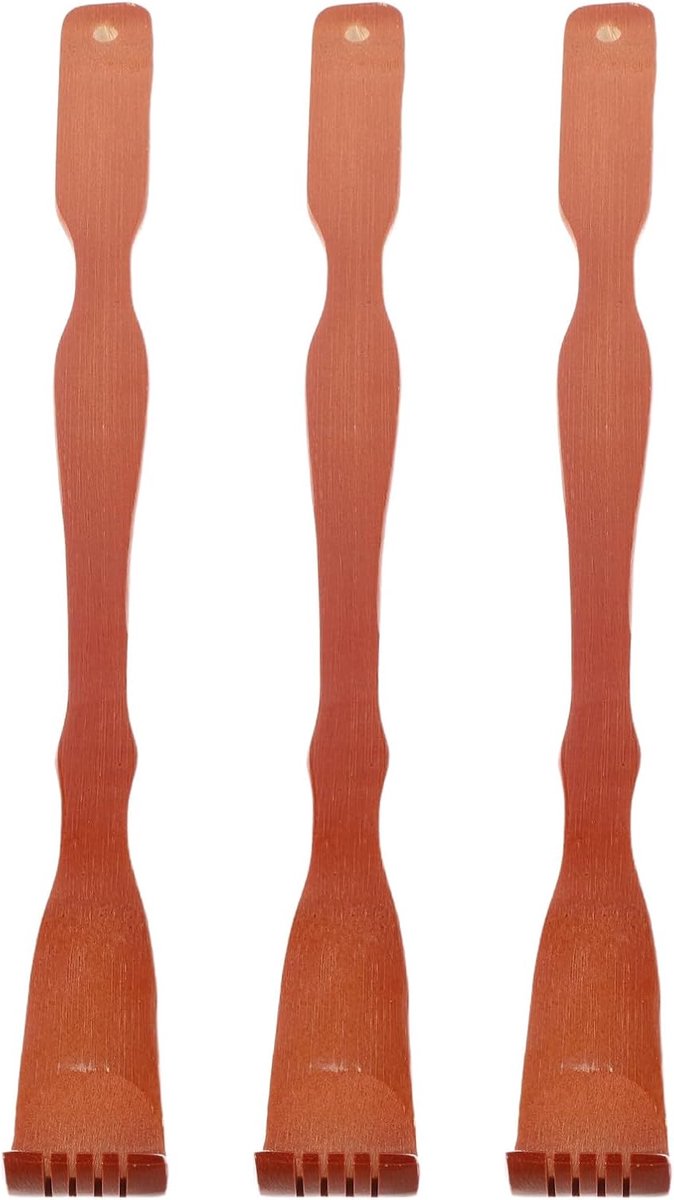 Bamboe Rugkrabber - Houten Massager - Jeuk Verlichten - Lange Handgreep - 45 cm - Natuurlijk