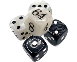 Dobbelstenen Set - Acryl Dobbelstenen - Strategiespel Spelen - Professionele Kwaliteit - 2.2 cm Kubu