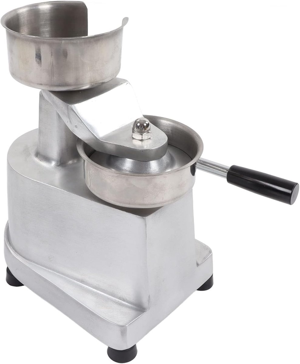 Hamburger Patty Maker - Burger Vormer - Barbecue Keuken - Slijtvast Aluminium - 23.5x17x27cm