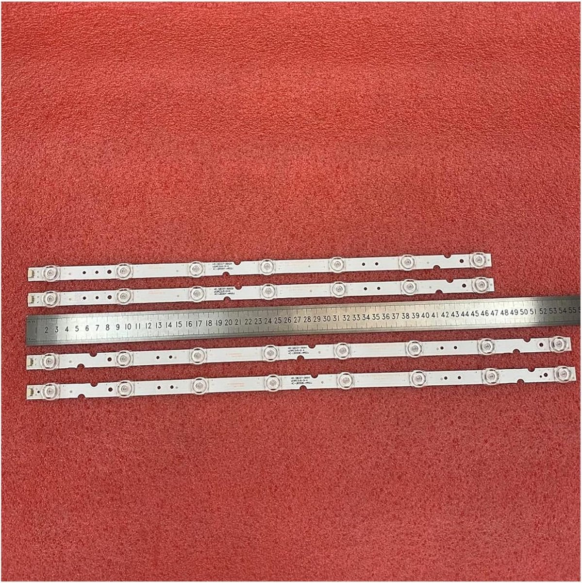 LED Verlichting Strips - Achtergrondverlichting Set - Televisie Reparatie - 4 Stuks Inbegrepen - 55 Inch Compatibel - Wit