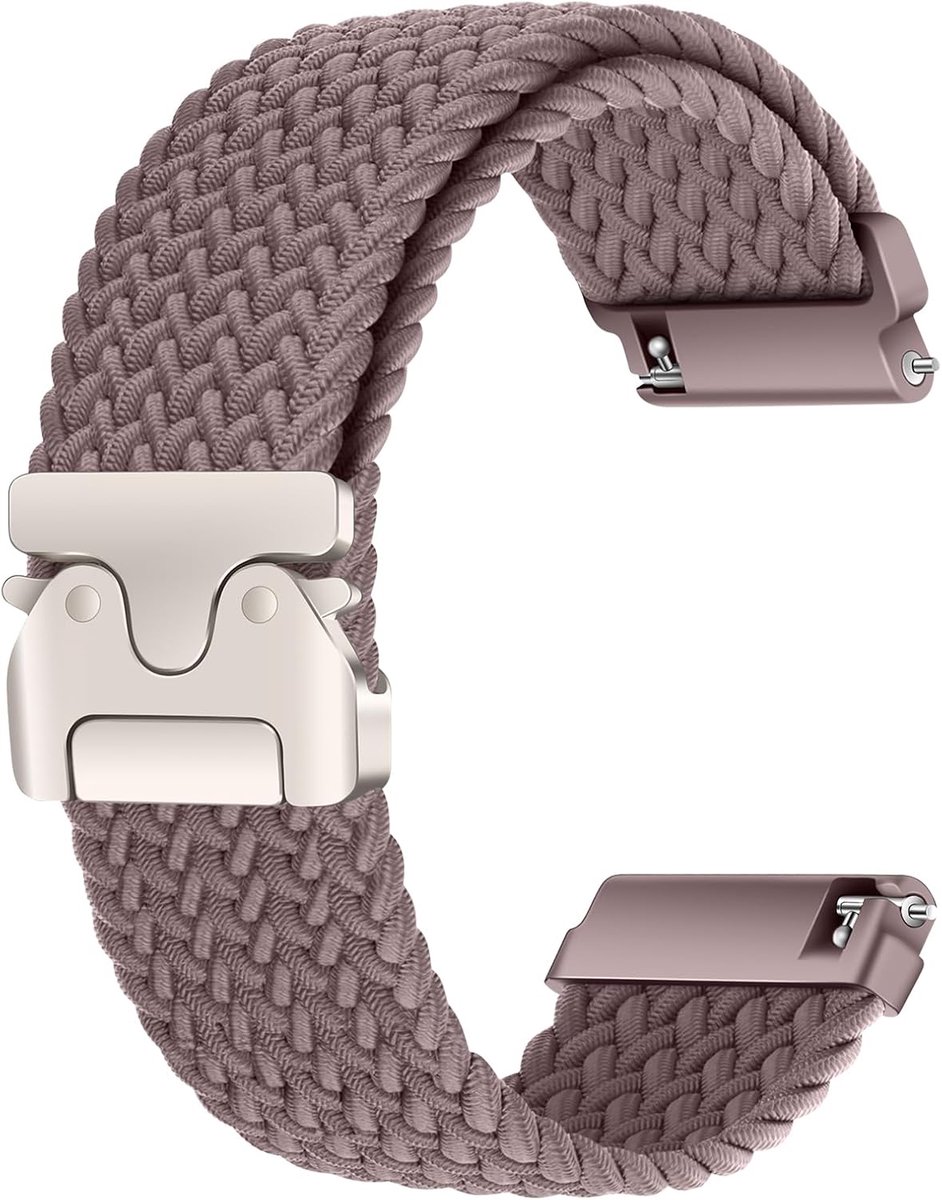 Nylon Horlogeband - Geweven Band - Smartwatch Vervanging - Verstelbare Sluiting - 18 20 22mm