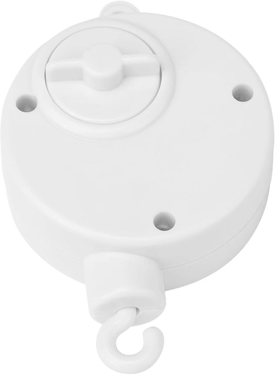 Baby Muziekdoos - Wieg Speelgoed - Kind Kalmeren - Veeraangedreven Melodie - 11 x 7 cm - Wit