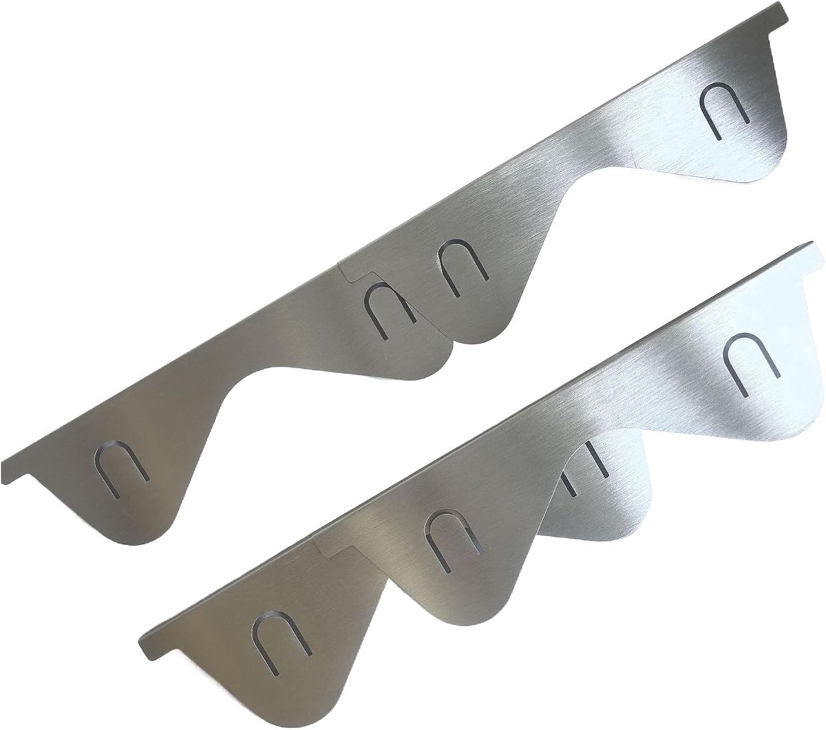 Fornuis Randbeschermer Kookplaat Bescherming Keuken Schoonhouden Verstelbare RVS Constructie 35-70 cm Zilver