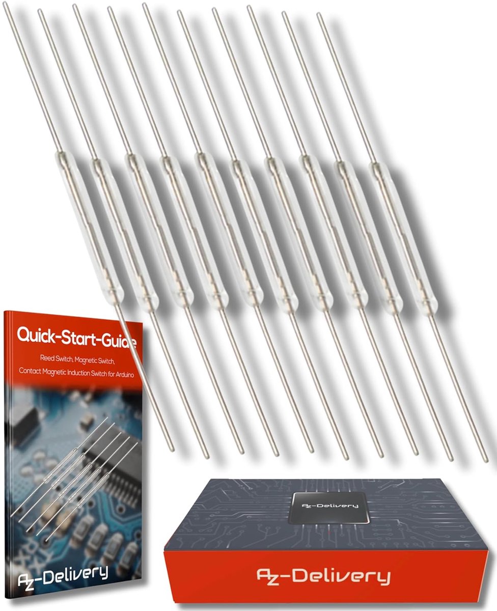 Reed Schakelaar - Magnetische Sensor - Elektronica Projecten - Compact Ontwerp - 2 x 14 mm