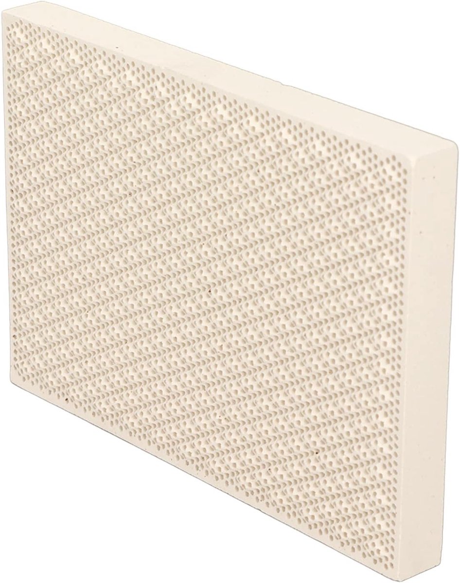 Keramische Soldeerplaat - Hittebestendig Blok - Sieraden Maken - Vlamvertragend Ontwerp - 13.8 x 9.7 cm - Wit