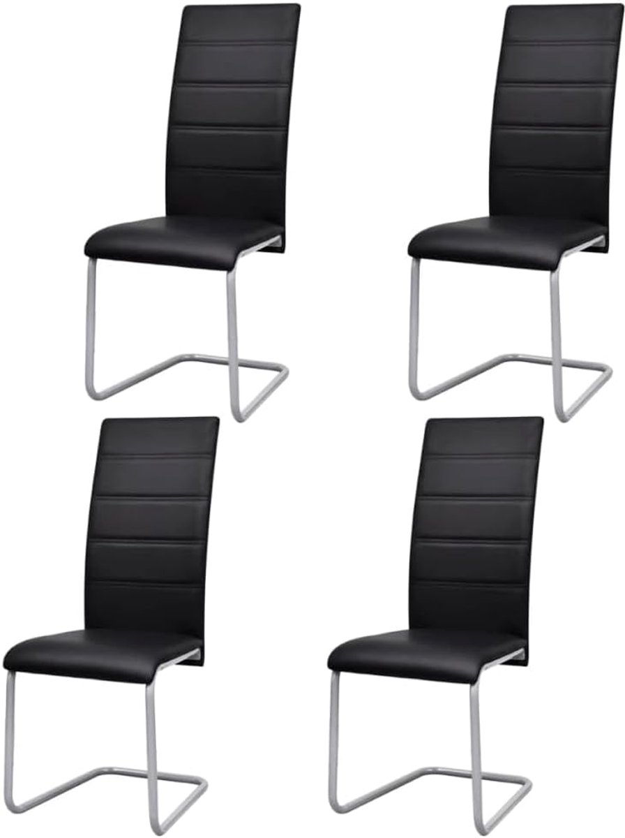 Eetkamerstoelen set - Moderne stoelen - Comfortabel dineren - Hoge rugleuning - 41 x 52.5
