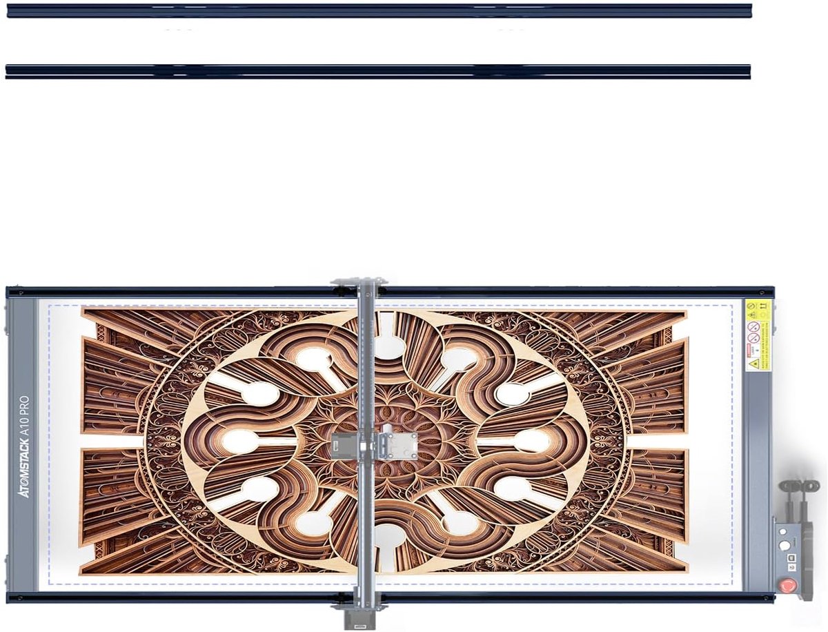 Graveerbereik Uitbreidingskit - Y-as Kit - Grote Objecten Graveren - Vergroot Werkgebied - 410 x 850 mm