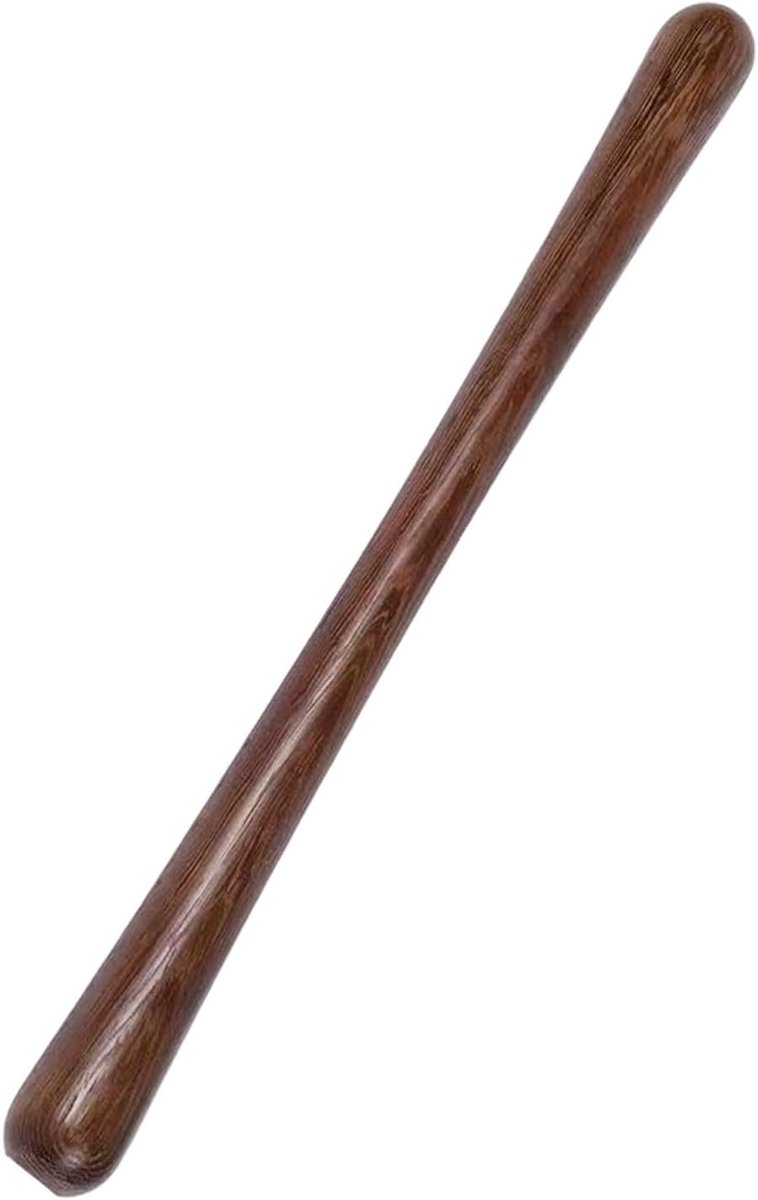 Houten Massagestok - Spierhamer Hout - Spanningsverlichting Lichaam - Ergonomisch Ontwerp - 41 cm Lengte - Natuurlijk Hout