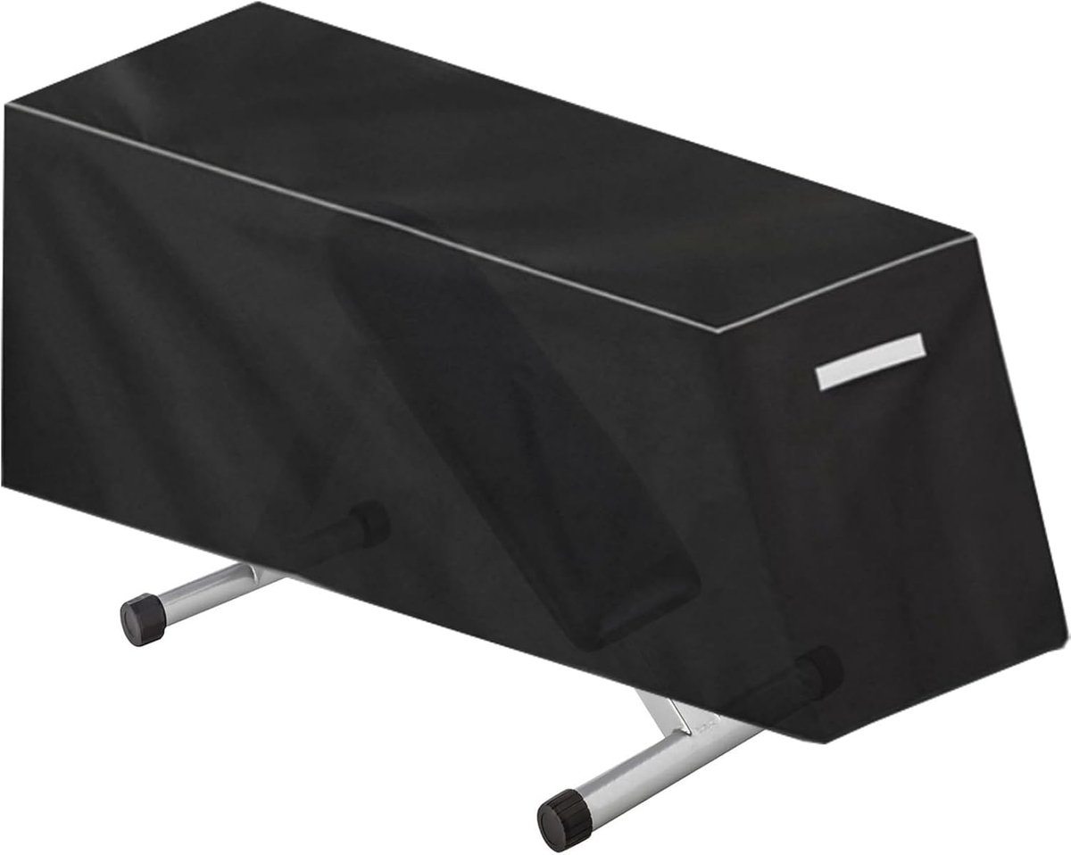 Bank Beschermhoes - Fitnesshoes Zitplank - Trainingsapparatuur Beschermen - Water- en Stofafstotend - 152 x 46 x 5 cm - Zwart