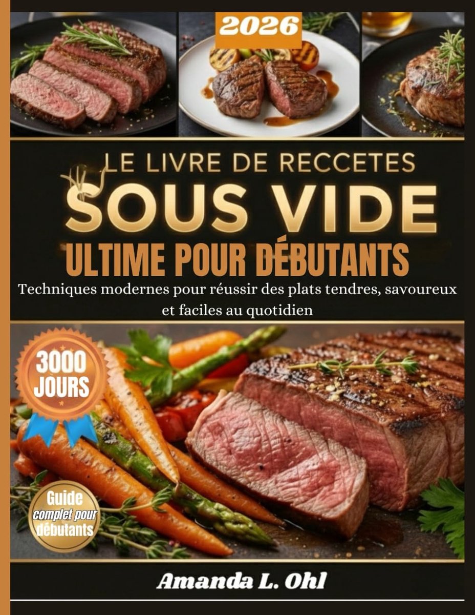 Kookboek Sous Vide - Beginnersgids Recepten - Thuis Koken - Moderne Technieken - 100 Pagina's