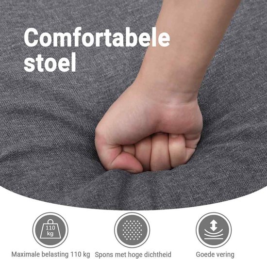 Verstelbare Fauteuil - Comfortabele Stoel - Ontspannen Zitten - Handmatige Verstelling - 86x74x93 cm - Crèmekleurig — afbeelding 3