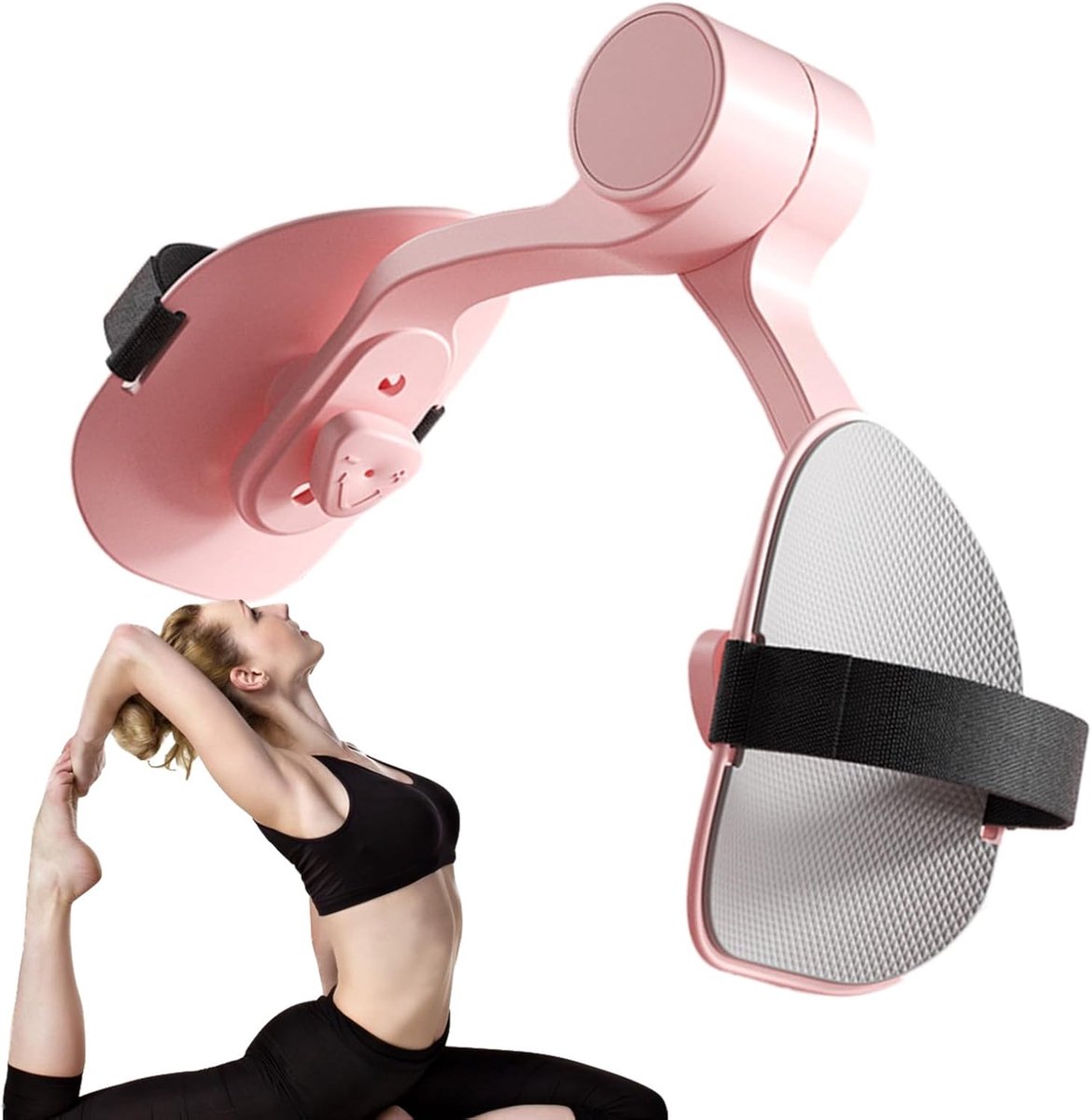 Bekkenbodem Trainer - Heup Trainer - Thuis Fitness - Versterkt Meerdere Spiergroepen - 22x14.5x6.5 cm - Roze
