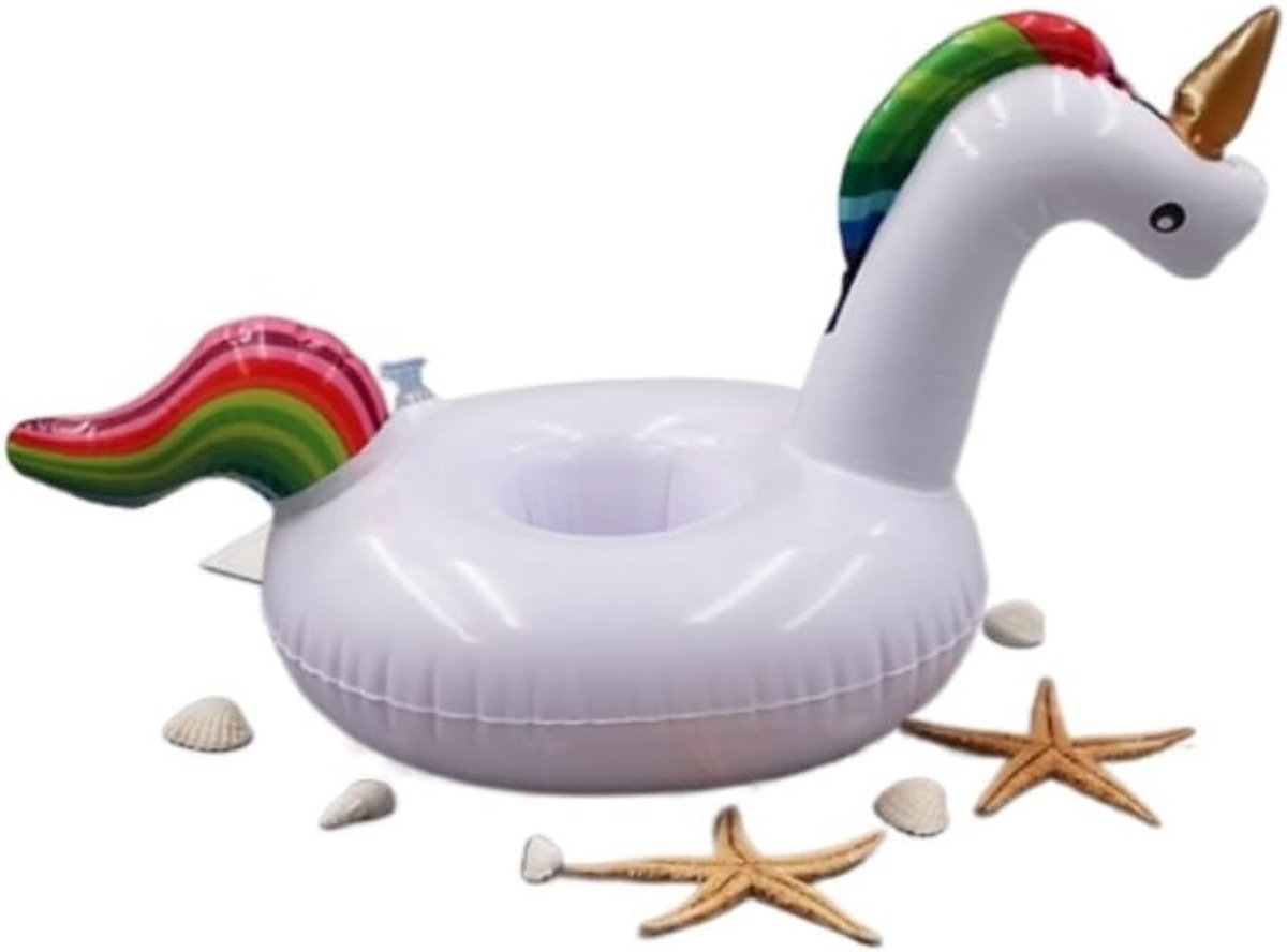 Drijvend Dienblad - Pool Tafel - Drankjes Serveren - Stabiele Constructie - 33x18cm - Wit