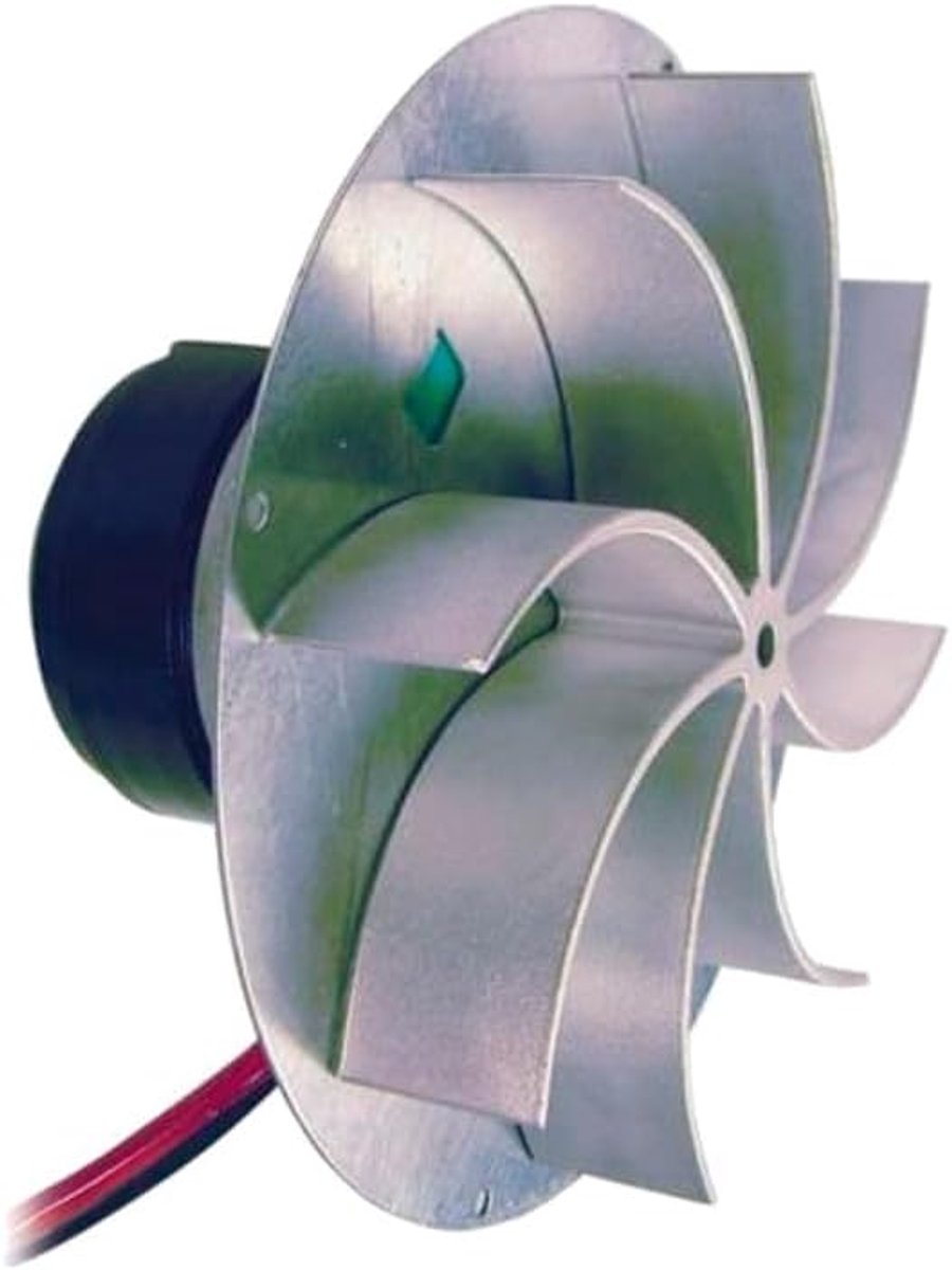 Pelletkachel Afvoer - Rookgasafvoer Motor - Efficiënte Verbranding - Aluminium Wiel - 155 m³/u - Staal
