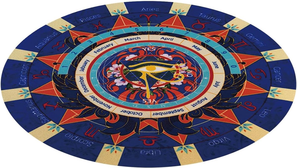 Pendelmat - Waarsegging mat - Spirituele decoratie - Milieuvriendelijk rubber - 21.5 cm di