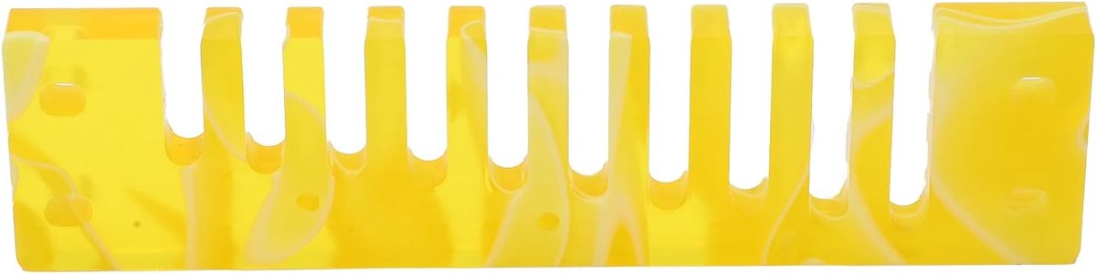 Harmonica Comb - Mondharmonica Onderdeel - Muziek Maken - Verbeterde Paring - 10 x 2.5 cm - Geel
