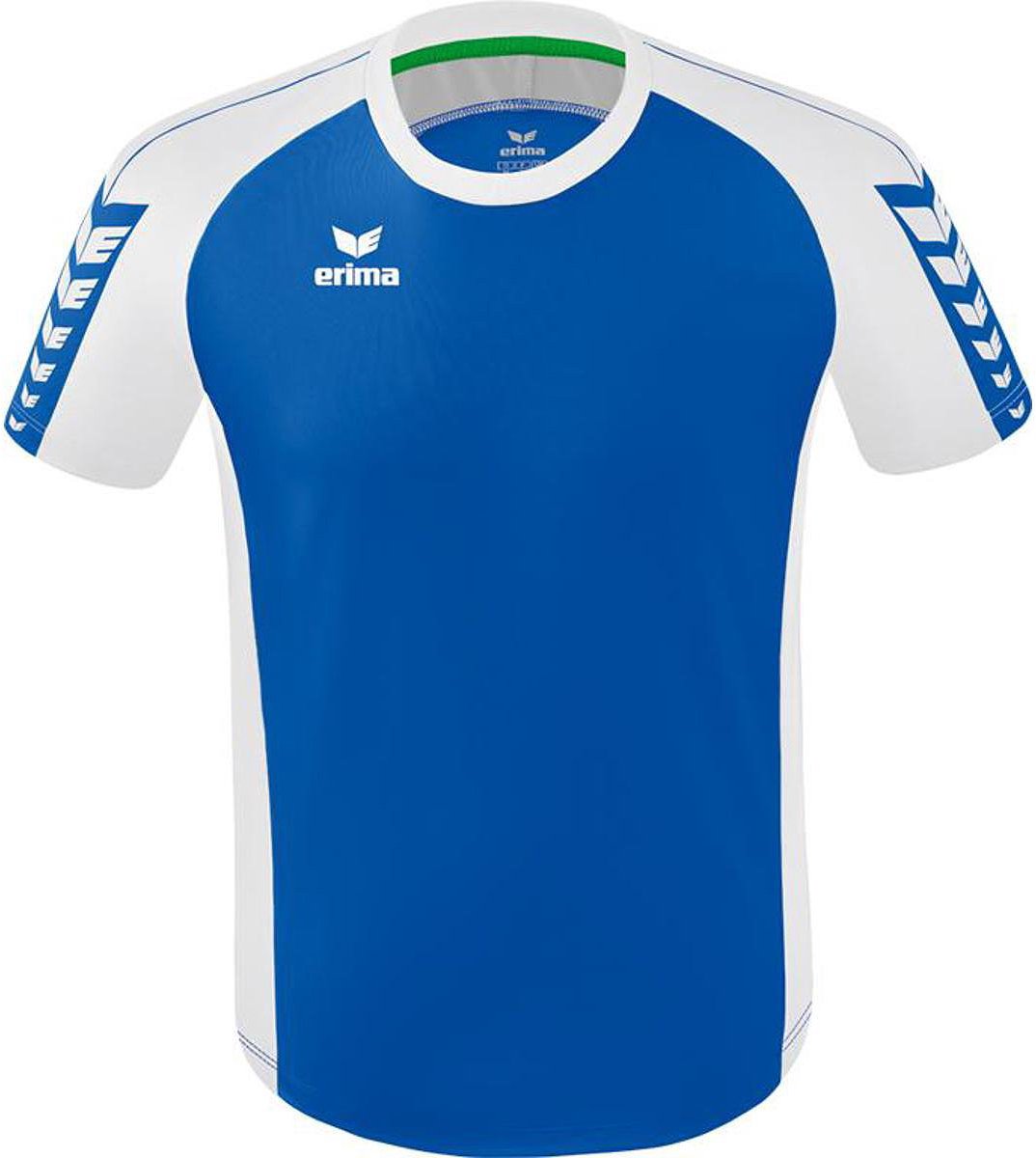 Erima Six Wings Shirt Korte Mouw Kinderen - New Royal / Wit | Maat: 152