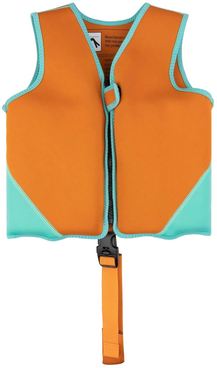 Swim Essentials Zwemvest - Oranje - Vivid Clash - 3/6 Jaar — afbeelding 4