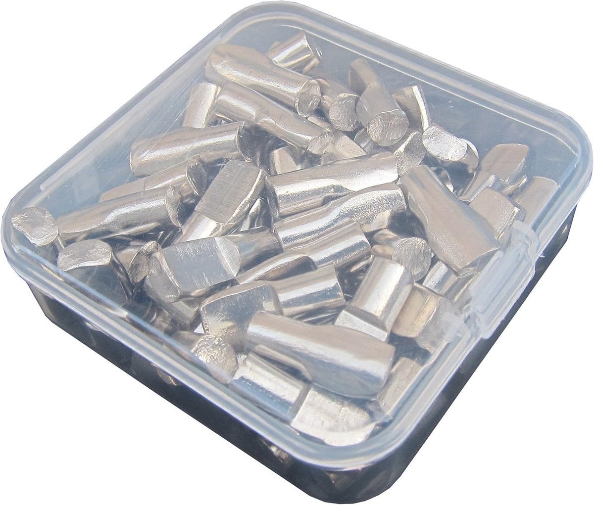 Lepel Vorm Planksteunen - Kast Pinnen - Meubel Montage - Stevig Koolstofstaal - 6MM Gat - Nikkel