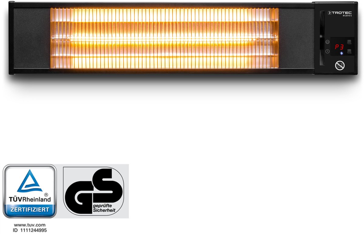 TROTEC Infrarood warmtestraler IR 2010 S