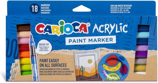 Acryl Marker Set - Verfstiften Hobby - Creatieve Projecten - Hoge Dekking...