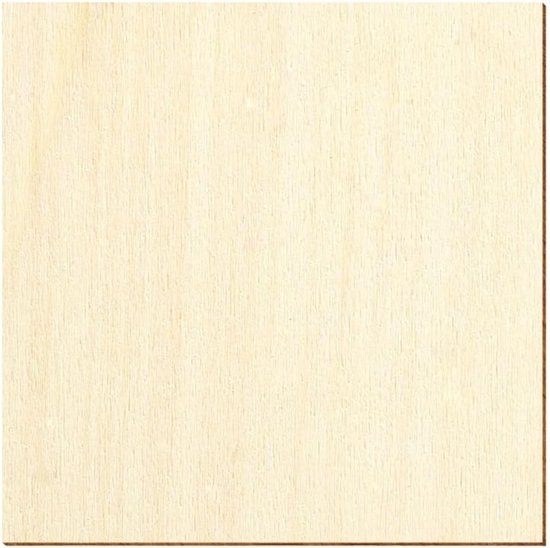20 Stuks Vierkante Houten Platen 22x22x0,1 Cm – Glad, Onafgewerkt En Klaar Voor Al Je DIY-creaties