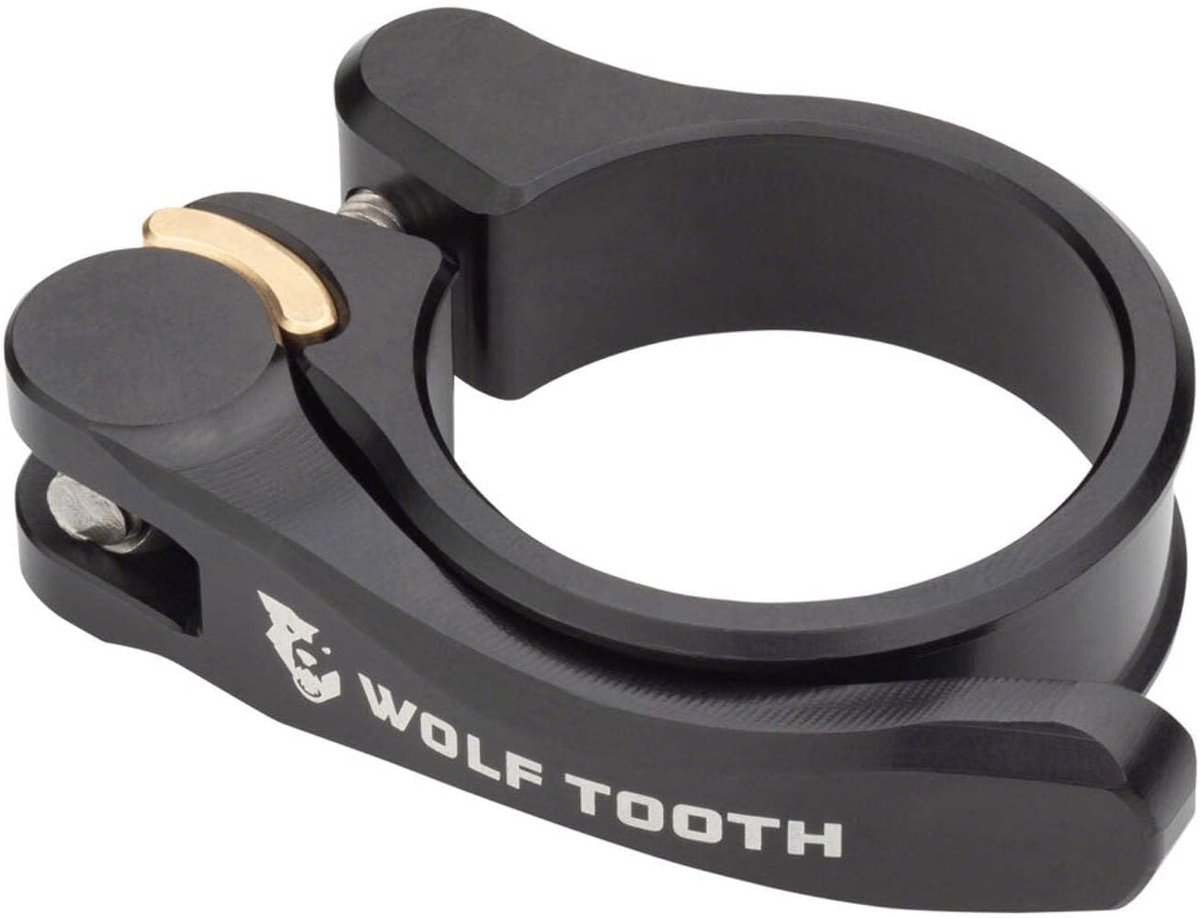 Zadelklem - Zadelpenklem - Fiets Zadelhoogte - Snelle Ontgrendeling - 31.8mm - Zwart