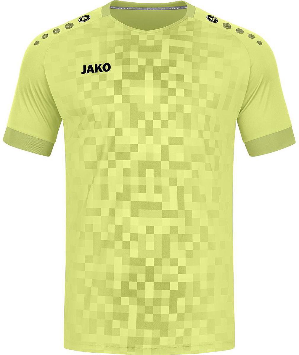 Jako Pixel Shirt Korte Mouw Kinderen - Felgeel | Maat: 140