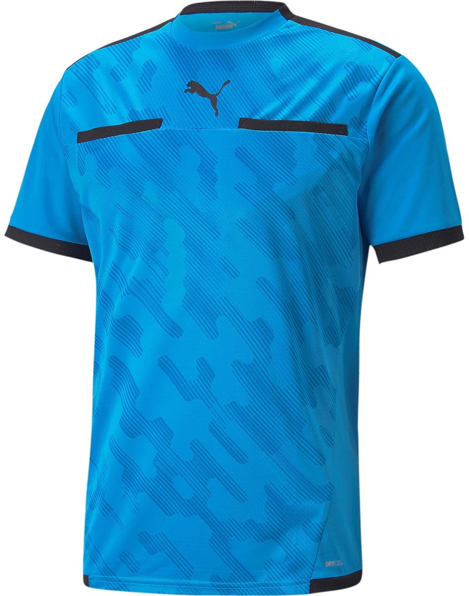 Puma Teamliga Scheidsrechtersshirt Korte Mouw Heren - Azuurblauw | Maat: M
