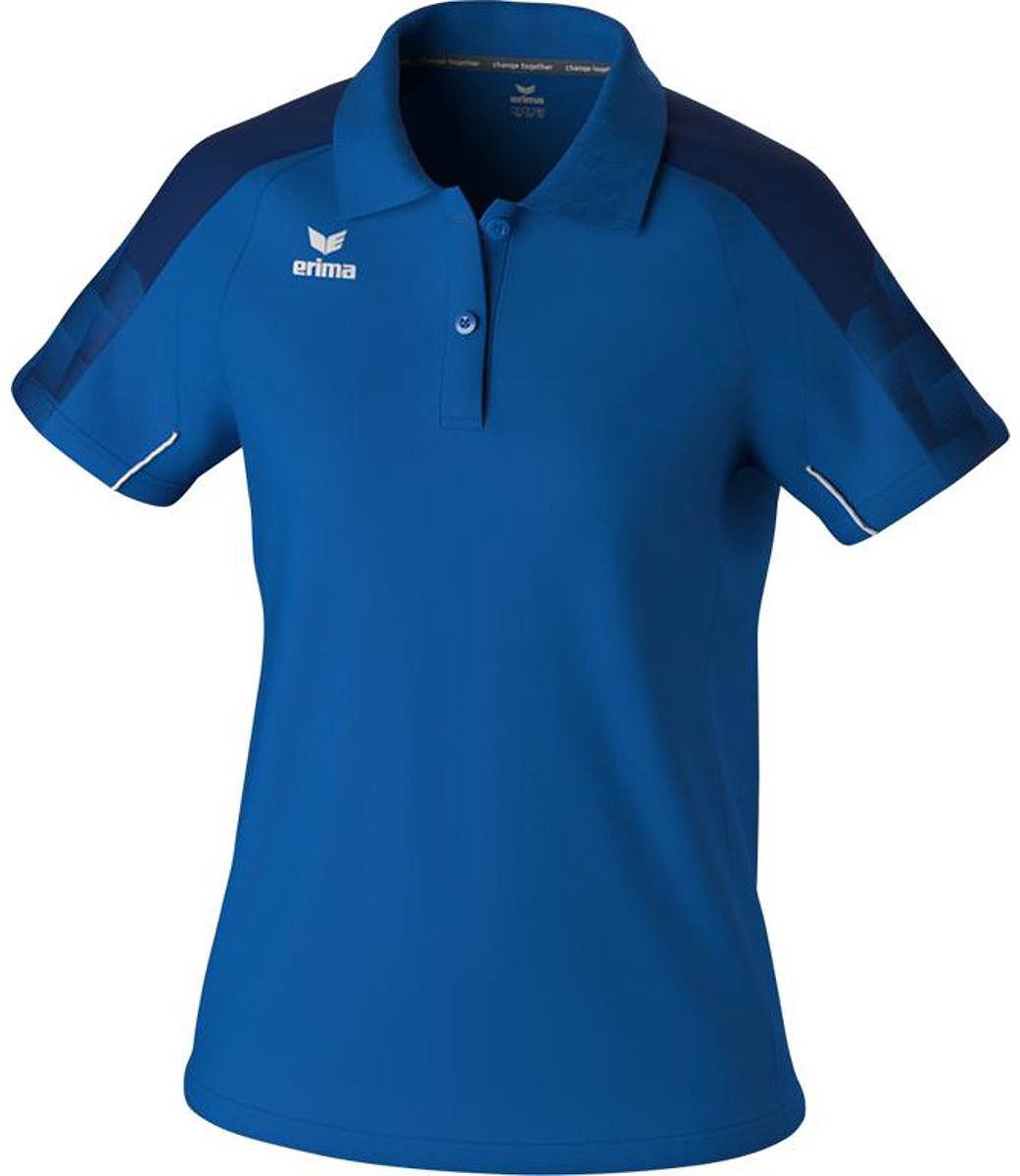 Erima Evo Star Polo Dames - Royal / Marine | Maat: 42